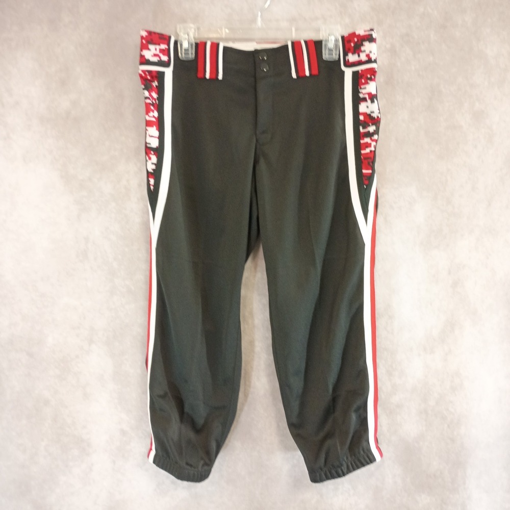 Boombah Black Red White NWOT Size 36 Baseball Softball Athletic Pants‎